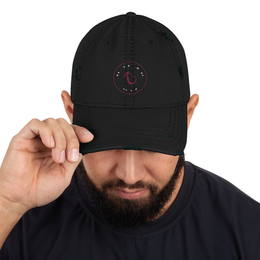 H3 Avocado Distressed Dad Hat