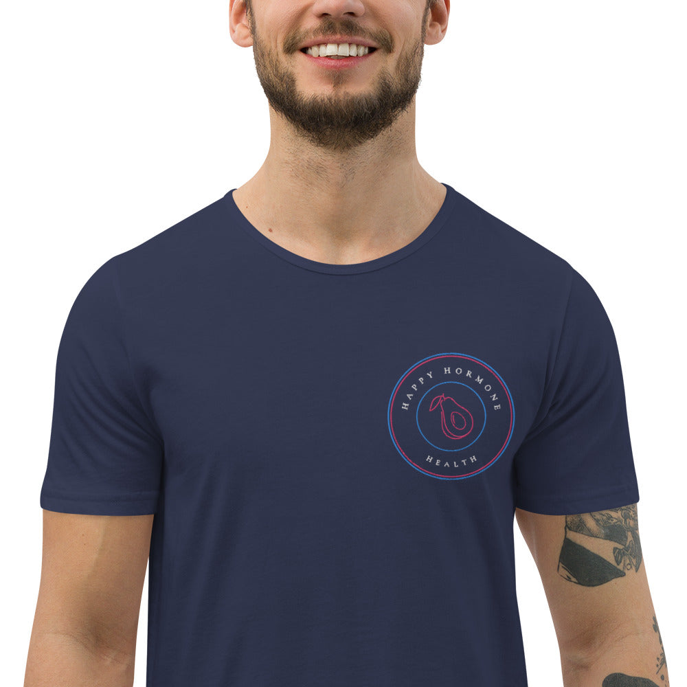 H3 Avocado Men's Curved Hem T-Shirt