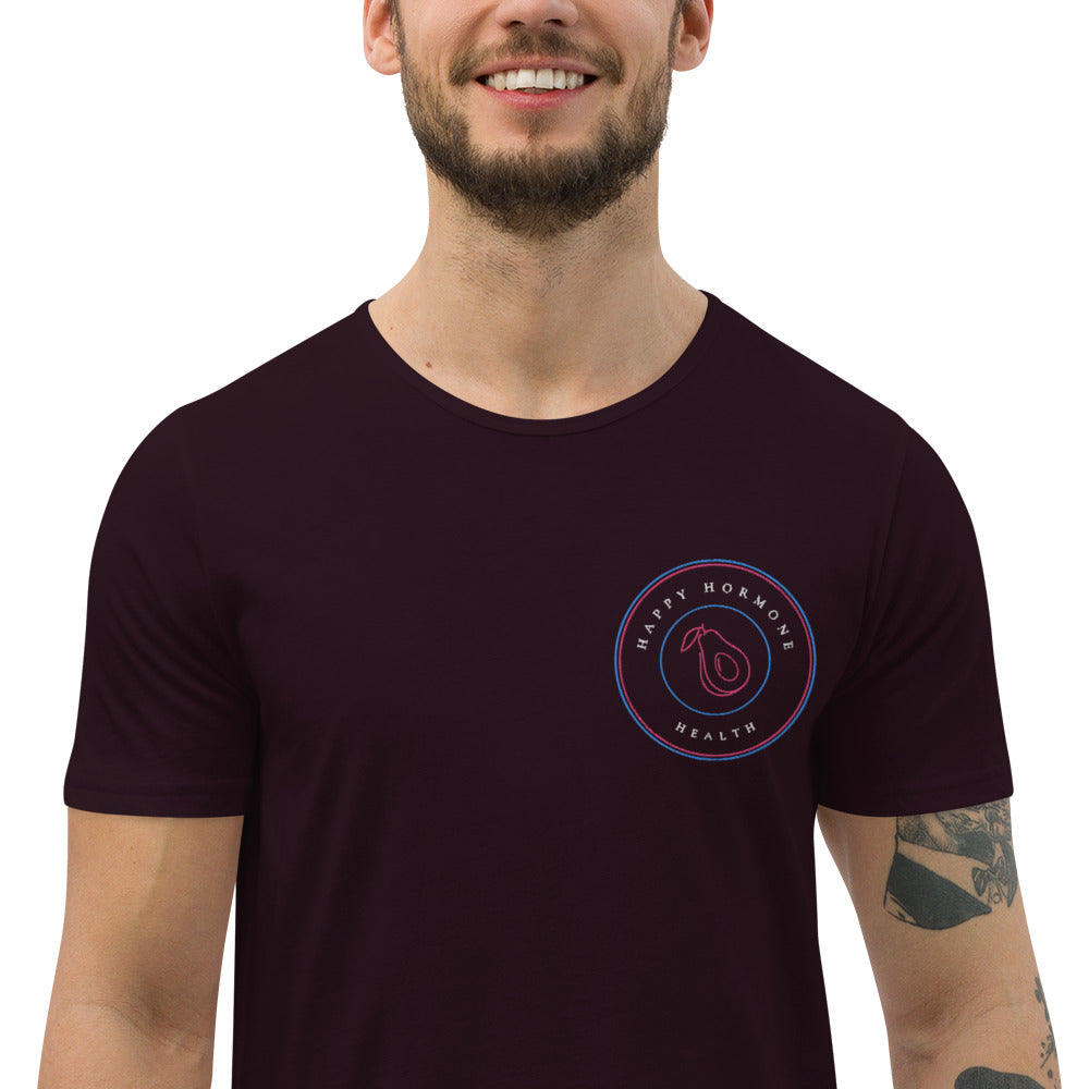 H3 Avocado Men's Curved Hem T-Shirt